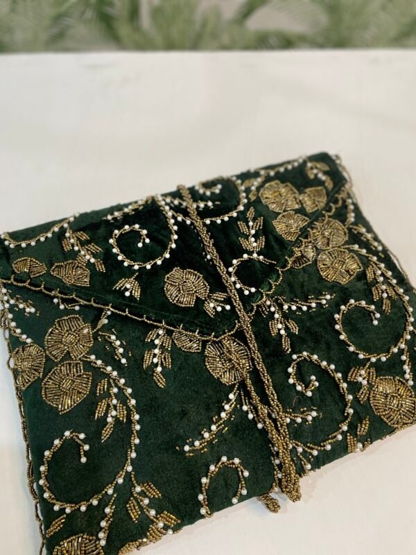 Green Floral Pearl Jaal