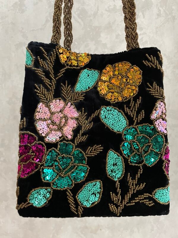 Hand embellished bag