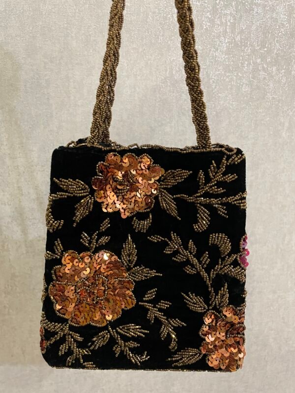 Hand embellished bag