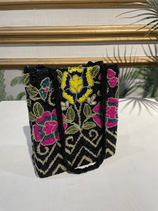 Hand embellished bag