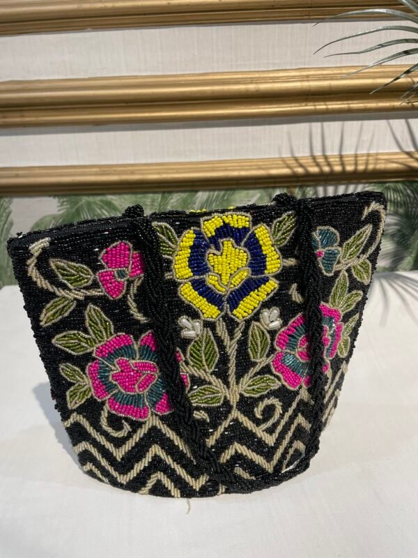 Hand embellished bag