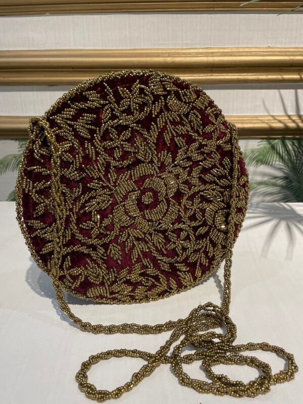 Hand embellished bag