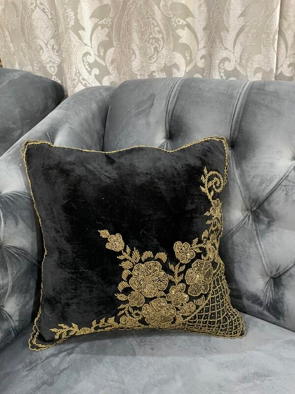 Elegant Handcrafted Beaded Cushion Covers for Your Home