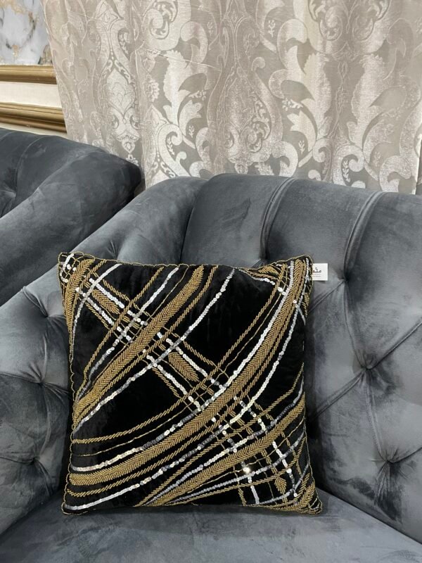 Elegant Handcrafted Beaded Cushion Covers for Your Home