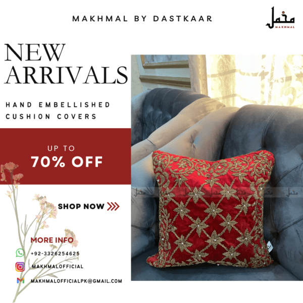Artisanal Handcrafted Cushion Cover