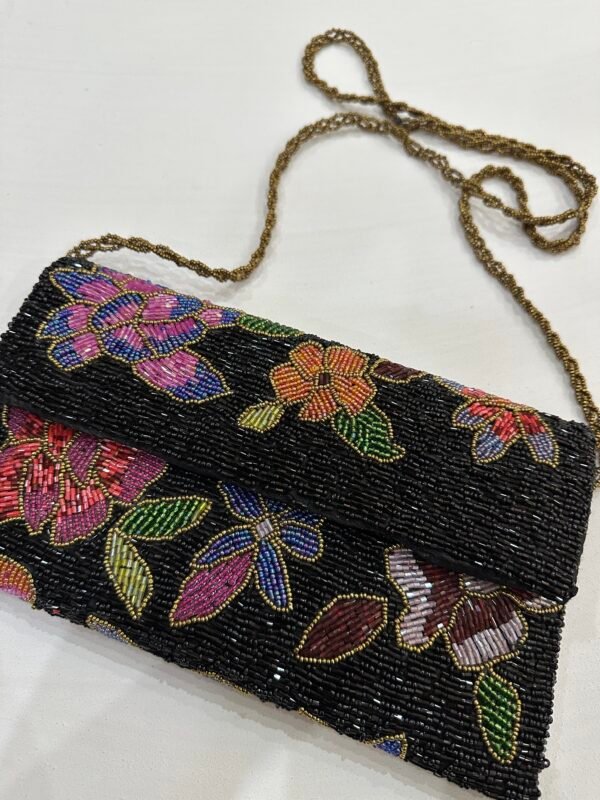 Elegant Black Hand Embellished