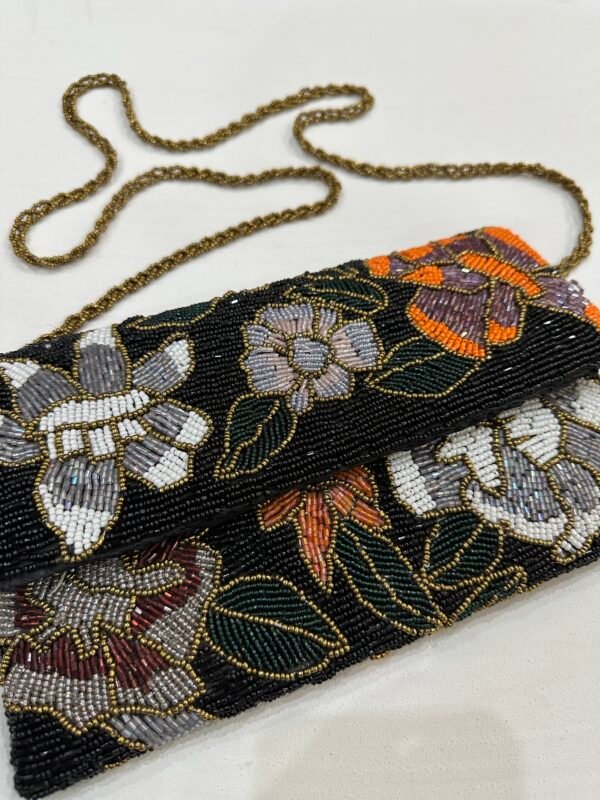 Elegant Black Hand Embellished