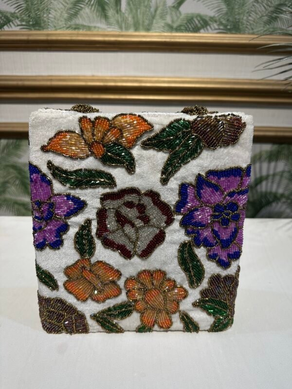Handmade Beaded Square Bags