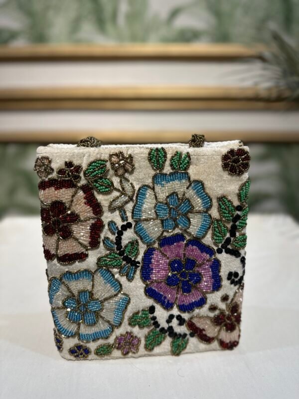 Handmade Beaded Square Bags
