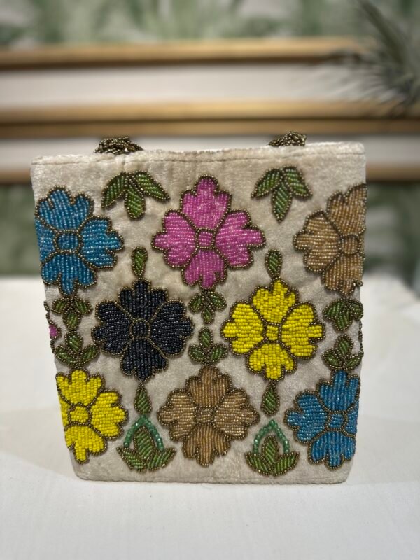Handmade Beaded Square Bags