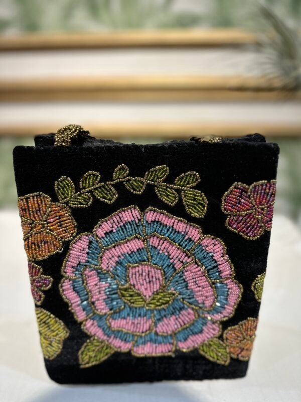 Handmade Beaded Square Bags