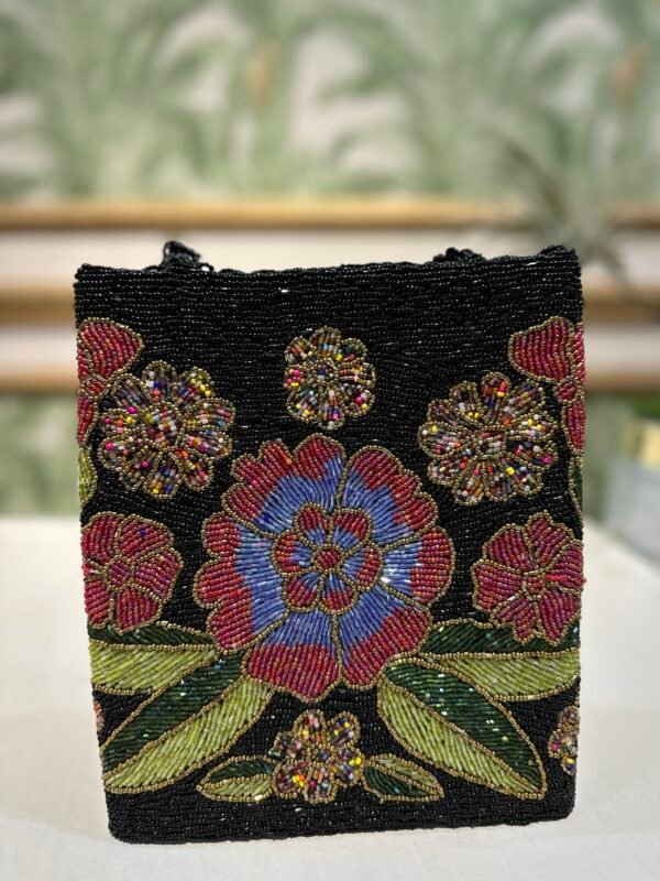 Handmade Beaded Square Bags
