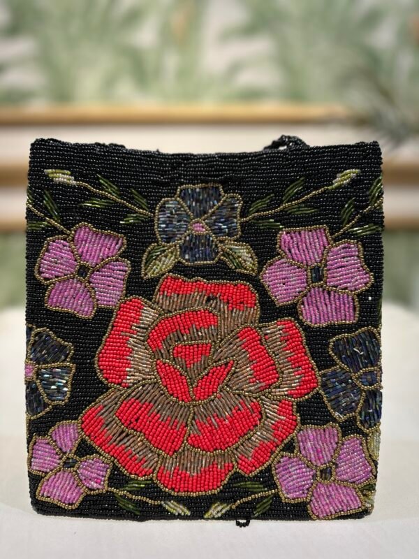 Handmade Beaded Square Bags