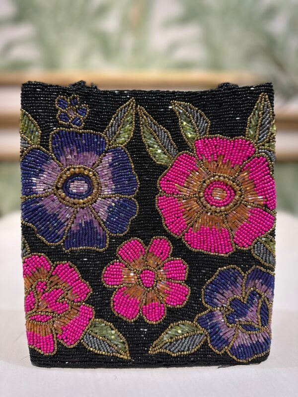 Handmade Beaded Square Bags