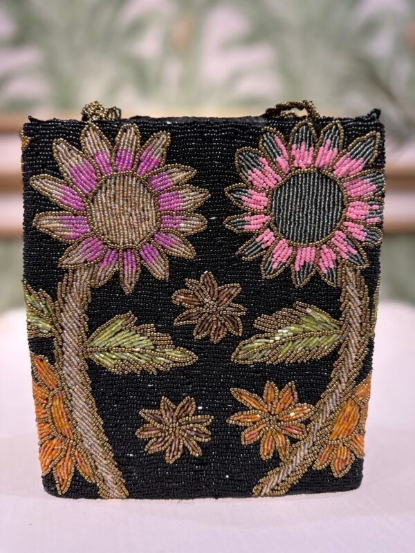 Handmade Beaded Square Bags