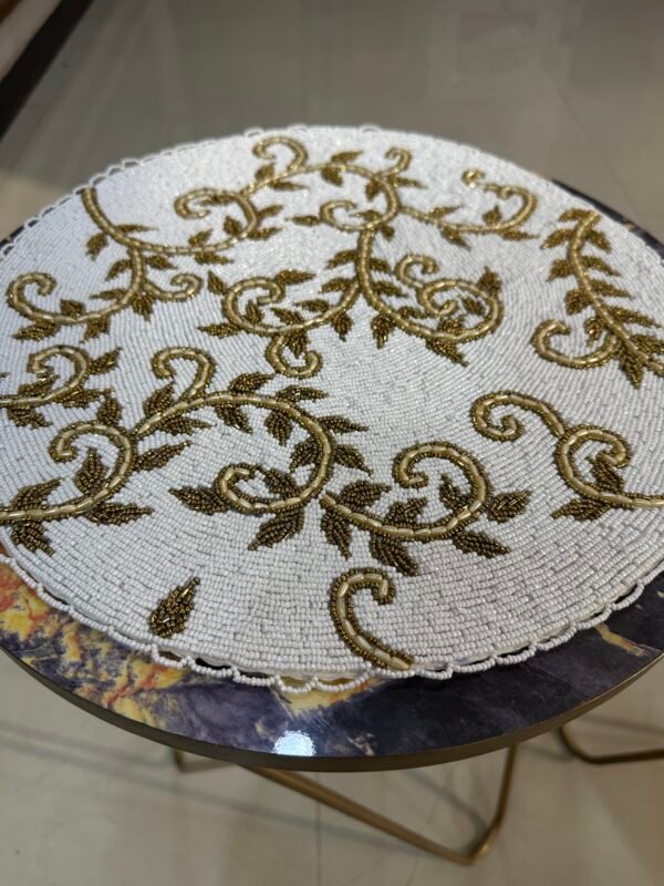 Exquisite Handmade White Table Mats for Every Occasion