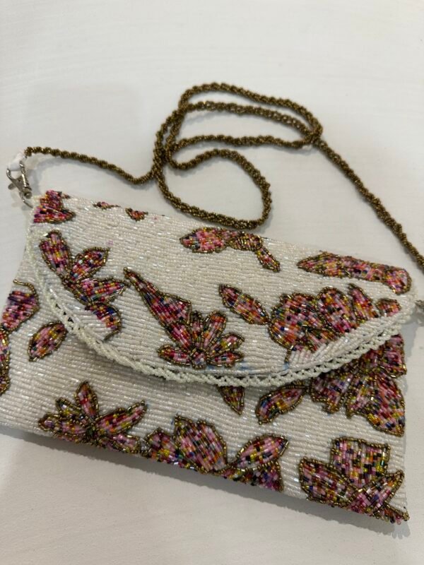 White Handmade Unique Clutches