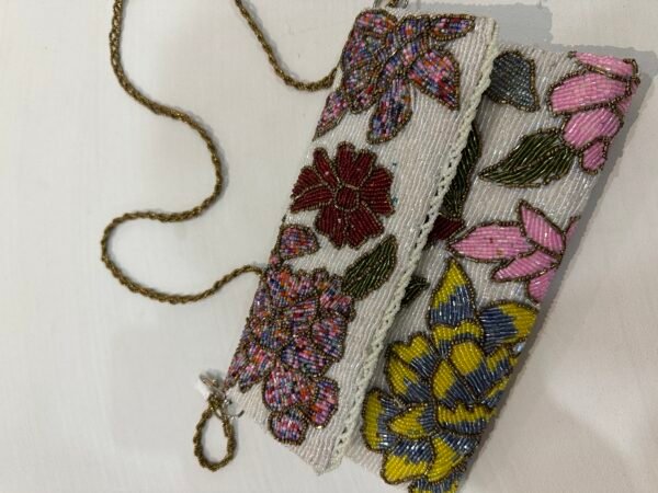 White Handmade Unique Clutches