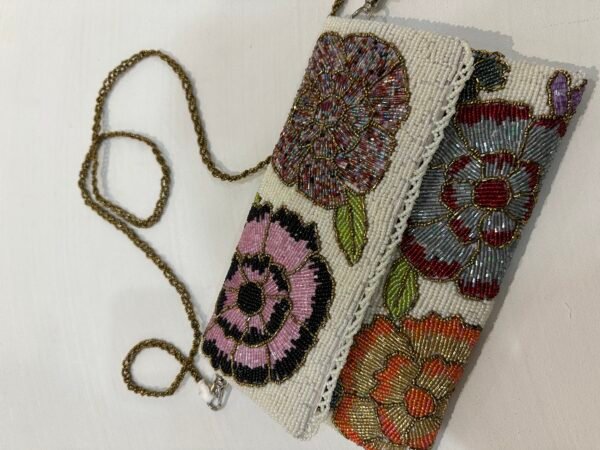 White Handmade Unique Clutches