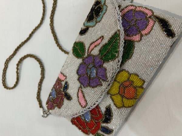 White Handmade Unique Clutches