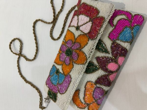 White Handmade Unique Clutches