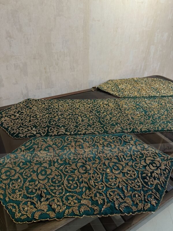 Elegant Handcrafted 3-Piece Runner Set