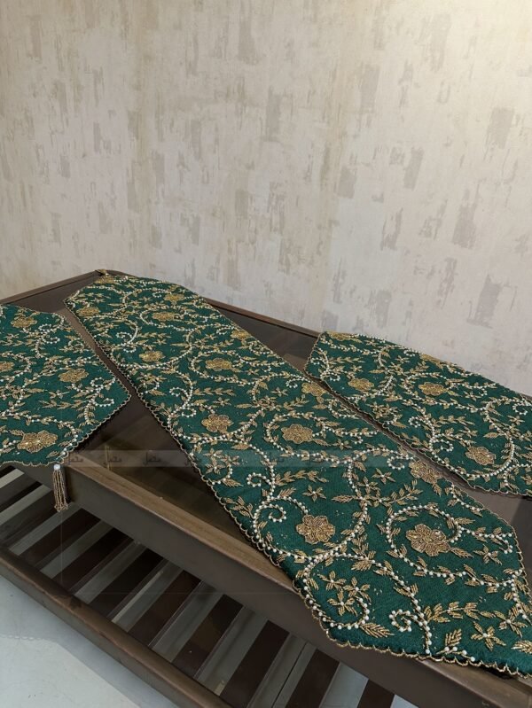 Elegant Handcrafted 3-Piece Runner Set