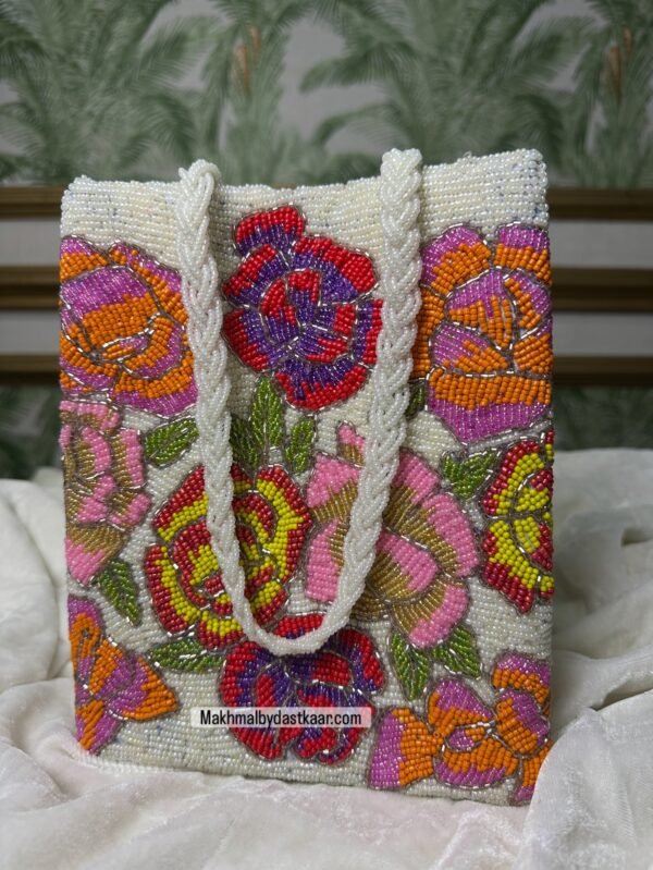 Handmade Beaded Square Bags