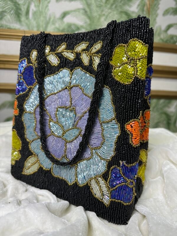 Handmade Beaded Square Bags