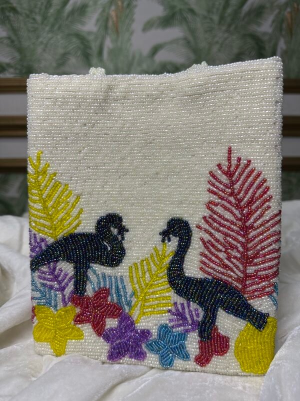 Handmade Beaded Square Bags