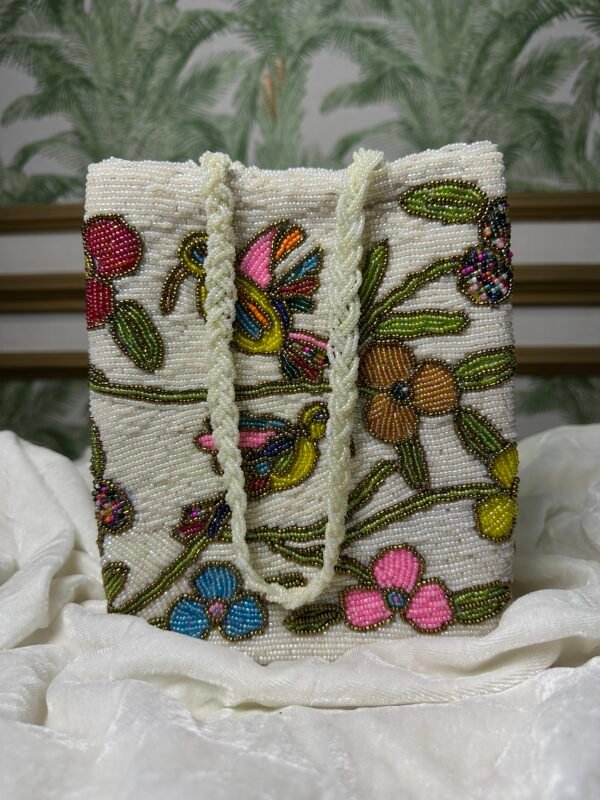 Handmade Beaded Square Bags