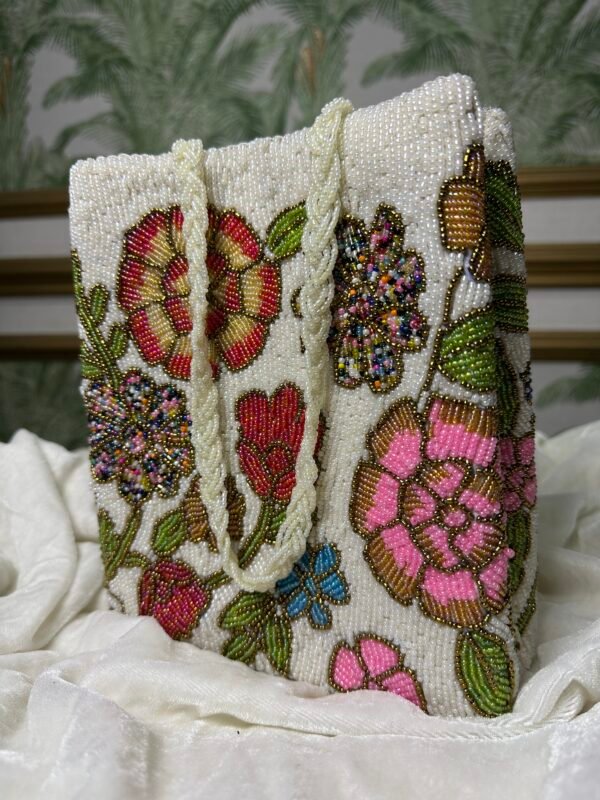 Handmade Beaded Square Bags