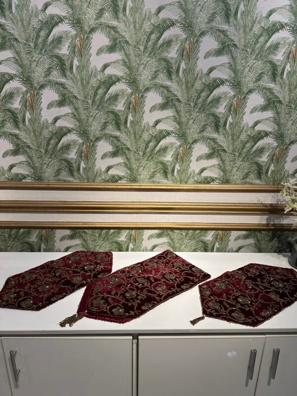 Elegant Handcrafted 3-Piece Runner Set