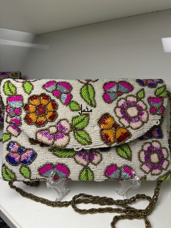 Elegant White Handmade Clutch at Unbeatable Prices