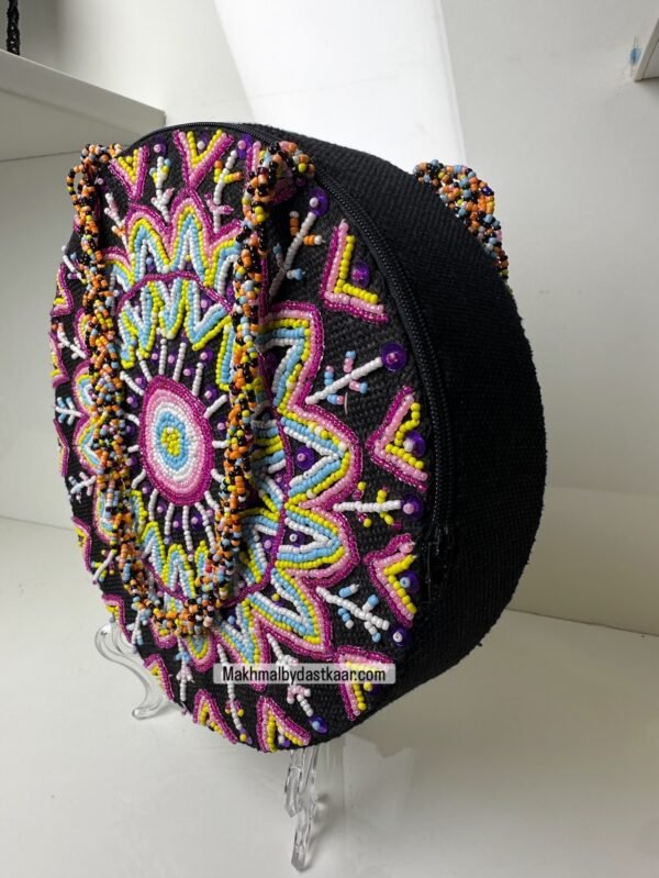 Hand Embellished 3D Drum Bag