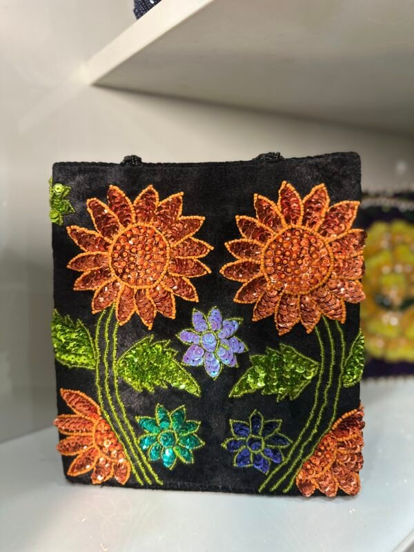 Handmade Beaded Square Bags