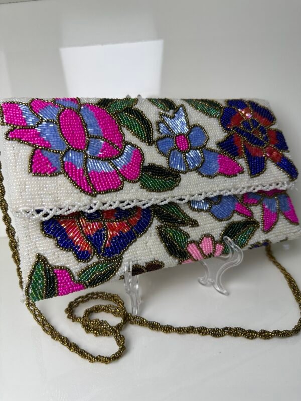 White Handmade Unique Clutches