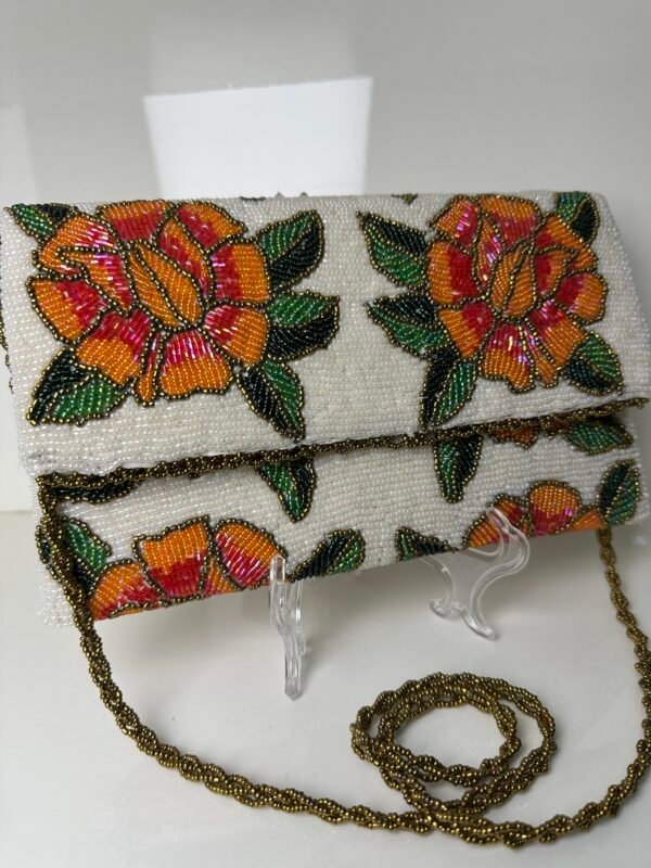 White Handmade Unique Clutches