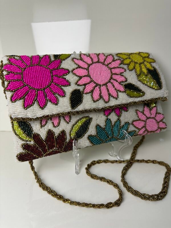 White Handmade Unique Clutches