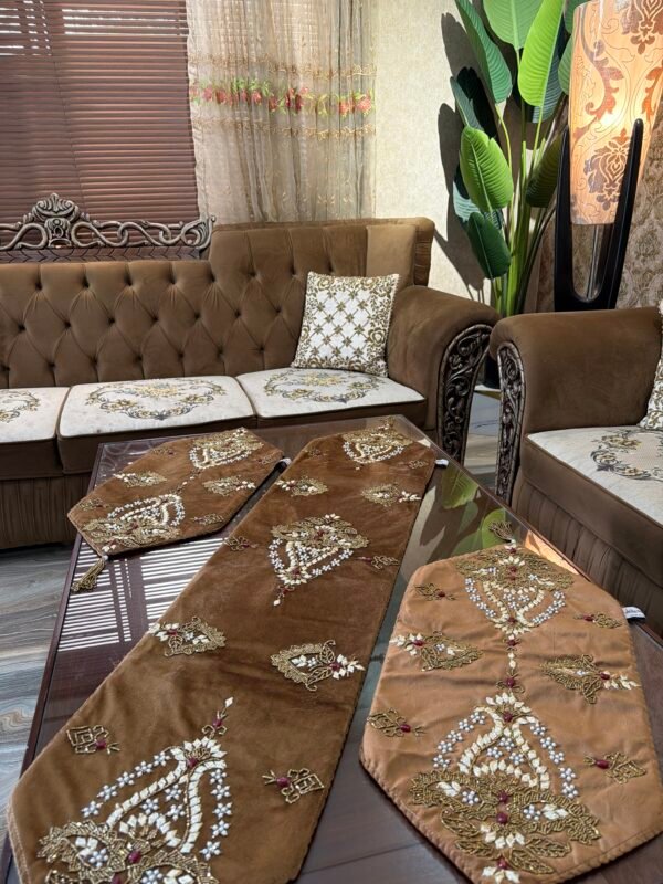 Elegant Handcrafted 3-Piece Runner Set