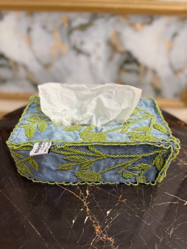 Hand crafted elegant tissue box cover
