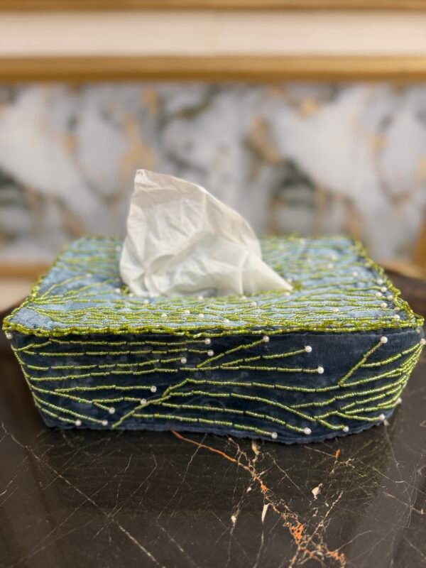 Hand crafted elegant tissue box cover