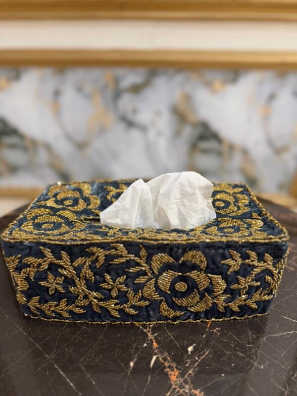 Hand crafted elegant tissue box cover