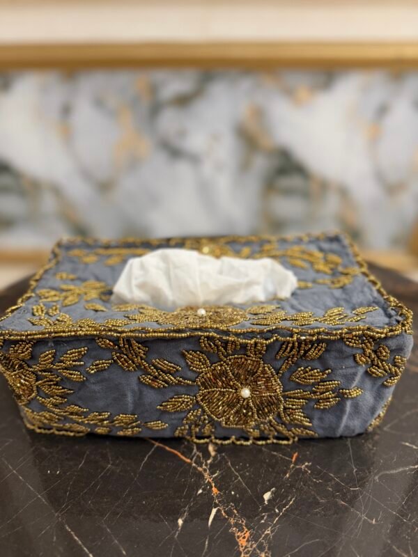 Hand crafted elegant tissue box cover