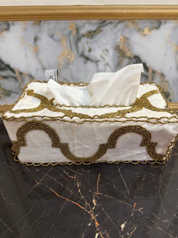 Hand crafted elegant tissue box cover