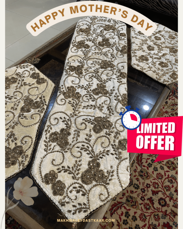 Elegant Handcrafted 3-Piece Runner Set