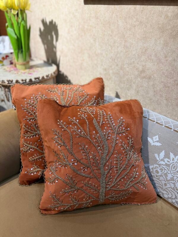 Artisanal Handcrafted Cushion Cover)