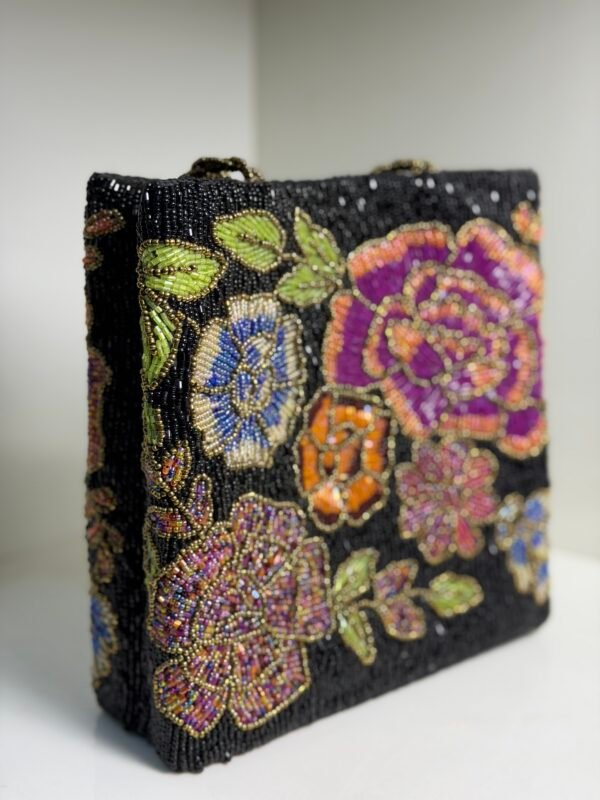 3D Embellished Floral Bag