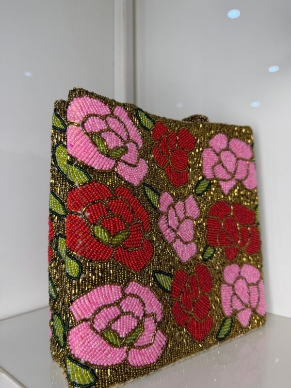 Hand crafted gold bag