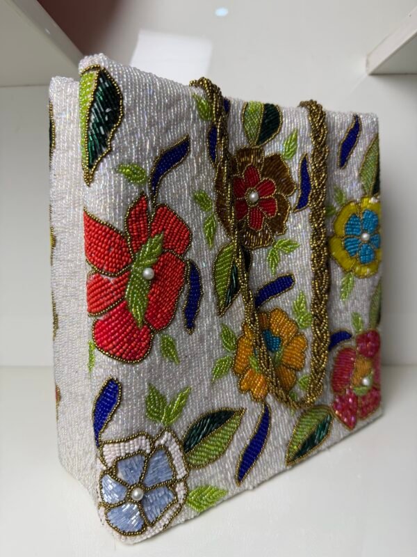 3D Embellished Premium Floral Bag